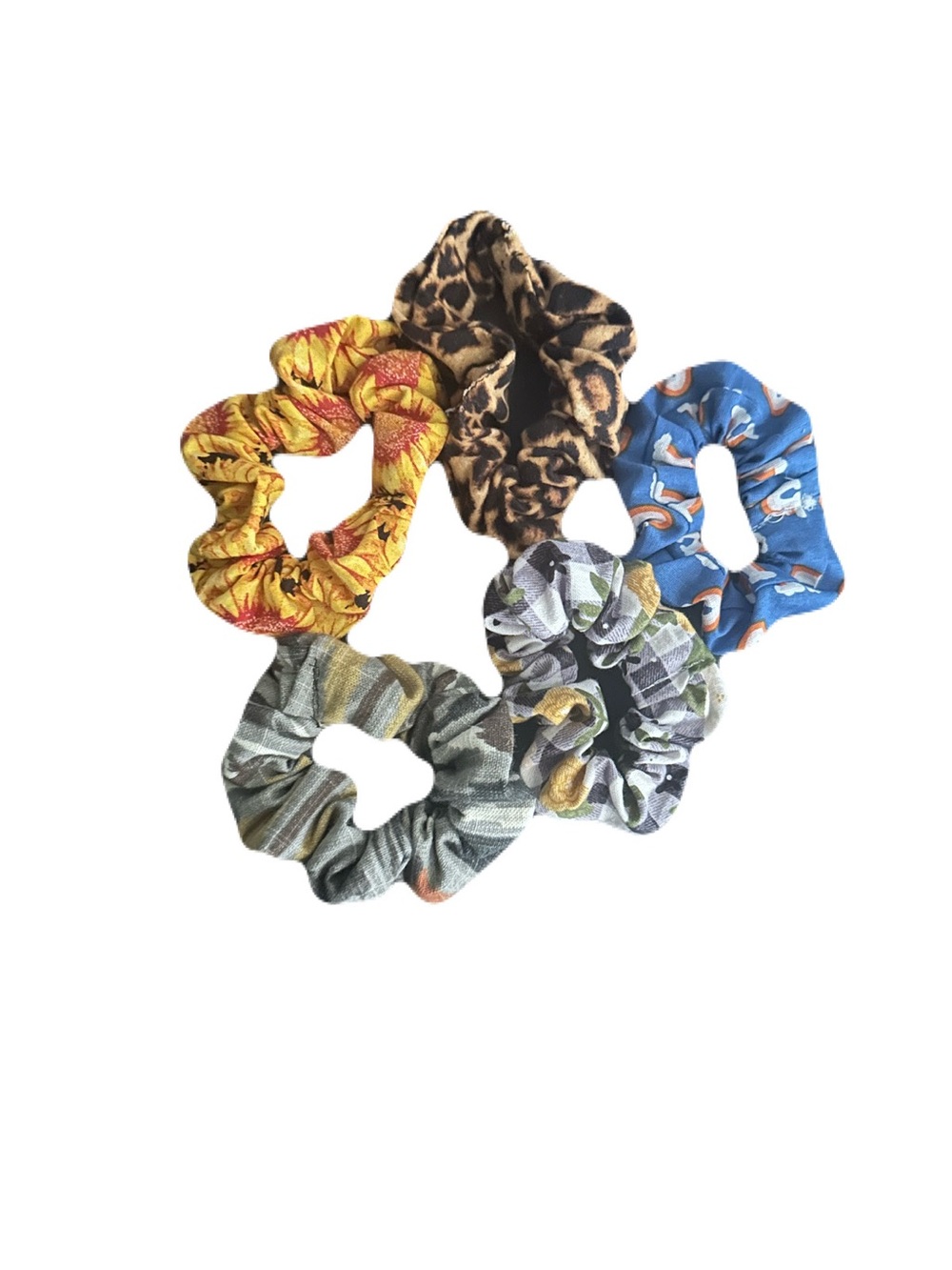 Handmade Scrunchies- Set of 3